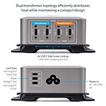 Chargeur PC portable StarTech.com Chargeur USB-C Multi-Appareils à 4 Ports USB-C - Autre vue