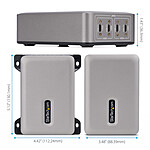 Chargeur PC portable StarTech.com Chargeur USB-C Multi-Appareils à 4 Ports USB-C - Autre vue