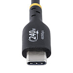 Câble USB StarTech.com Câble USB-C vers USB-C 2.0 - 240W 5A PD EPR - 2 m - Noir - Autre vue