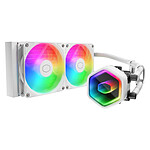 Watercooling AIO Cooler Master MasterLiquid 240 Core II ARGB Blanc - Autre vue