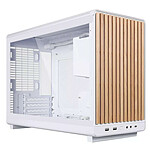 Boîtier PC Lian Li A3-mATX Glass (Blanc/Bois Foncé)  - Autre vue