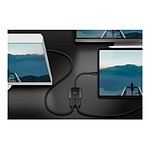 Adaptateur DisplayPort Goobay Adaptateur USB-C vers 2 DisplayPort 1.4 - Autre vue