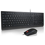 Clavier souris bureautique Lenovo Essential Wired Combo avec touche Copilot - Autre vue