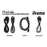 Écran dynamique iiyama 86" LED - ProLite LH8675UHS-B2AG - Ecran dynamique 4K UHD - Autre vue