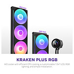 Watercooling AIO NZXT Kraken Plus 240 RGB Blanc (RL-KR240-W2) - Autre vue