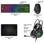 Clavier souris gamer Spirit of Gamer Ultimate 100 - Pack Gaming 4-en-1 - Autre vue