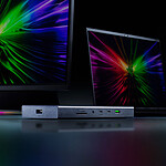 Station d'accueil PC portable Razer USB 4 Dock - Noir - Autre vue