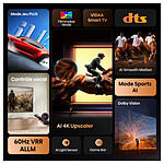 TV Hisense 85A6Q - TV Led 4K UHD HDR - 215 cm   - Autre vue