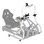 Support d'écran simracing Fanatec GT Cockpit Monitor Stand - Blanc - Autre vue