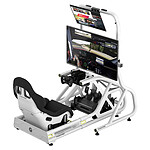 Support d'écran simracing Fanatec GT Cockpit Monitor Stand - Blanc - Autre vue