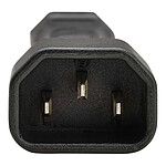 Câble Secteur Adaptateur secteur IEC C14 mâle / connecteur IEC C5 mâle - 15 cm - Autre vue