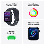 Montre connectée Apple Watch SE 3 GPS + Cellular 44 mm Aluminium Lumière Stellaire Bracelet Sport Lumière Stellaire M/L - Autre vue