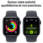 Montre connectée Apple Watch SE 3 GPS + Cellular 44 mm Minuit Bracelet Sport Sport Minuit M/L - Autre vue