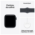 Montre connectée Apple Watch SE 3 GPS 40 mm Minuit Bracelet Sport Sport Minuit S/M - Autre vue
