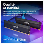 Mémoire Crucial Pro DDR5 Overclocking - 2 x 16 Go (32 Go) -  6400 MHz - CL38 - Autre vue