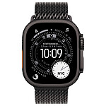 Montre connectée Apple Watch Ultra 3 GPS + Cellular 49 mm Titane Noir Bracelet Milanais en Titane Noir M - Autre vue