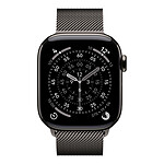 Montre connectée Apple Watch Series 11 GPS + Cellular - Titane Ardoise - Bracelet Milanais - 46 mm S/M - Autre vue