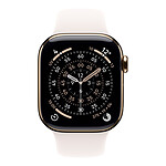 Montre connectée Apple Watch Series 11 GPS + Cellular - Titane Or - Bracelet Sport Rose - 42 mm - Taille S/M - Autre vue
