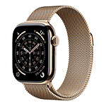 Montre connectée Apple Watch Series 11 GPS + Cellular - Titane Or - Bracelet Milanais Or - 46 mm M/L - Autre vue