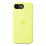 Coque et housse Apple Coque en silicone Jaune Fluo - iPhone 16e - Autre vue