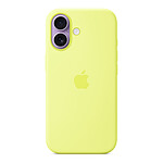 Coque et housse Apple Coque en silicone avec MagSafe Jaune Fluo - iPhone 17 - Autre vue