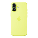 Coque et housse Apple Coque en silicone avec MagSafe Jaune Fluo - iPhone 17 - Autre vue