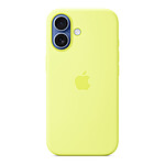 Coque et housse Apple Coque en silicone avec MagSafe Jaune Fluo - iPhone 17 - Autre vue