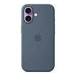 Coque et housse Apple Coque en silicone avec MagSafe Bleu Maritime - iPhone 17 - Autre vue