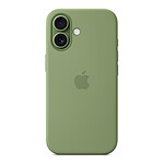 Coque et housse Apple Coque en silicone avec MagSafe  Vert Ardoise - iPhone 17 - Autre vue