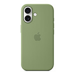 Coque et housse Apple Coque en silicone avec MagSafe  Vert Ardoise - iPhone 17 - Autre vue