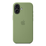 Coque et housse Apple Coque en silicone avec MagSafe  Vert Ardoise - iPhone 17 - Autre vue