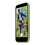 Coque et housse Apple Coque en silicone avec MagSafe  Vert Ardoise - iPhone 17 - Autre vue