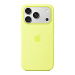 Coque et housse Apple Coque en silicone avec MagSafe Jaune Fluo - iPhone 17 Pro - Autre vue