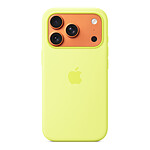 Coque et housse Apple Coque en silicone avec MagSafe Jaune Fluo - iPhone 17 Pro - Autre vue