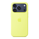 Coque et housse Apple Coque en silicone avec MagSafe Jaune Fluo - iPhone 17 Pro - Autre vue