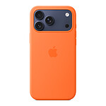 Coque et housse Apple Coque en silicone avec MagSafe Orange - iPhone 17 Pro Max - Autre vue