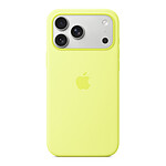 Coque et housse Apple Coque en silicone avec MagSafe Jaune Fluo - iPhone 17 Pro Max - Autre vue