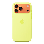 Coque et housse Apple Coque en silicone avec MagSafe Jaune Fluo - iPhone 17 Pro Max - Autre vue