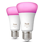 Lampe connectée Philips Hue White and Color Ambiance E27 A60 6 W Bluetooth x 2 - Autre vue
