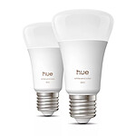 Lampe connectée Philips Hue White and Color Ambiance E27 A60 6 W Bluetooth x 2 - Autre vue