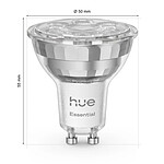 Ampoule connectée Philips Hue White Ambiance Kit de démarrage Essential GU10 4.7 W Bluetooth x 3 - Autre vue