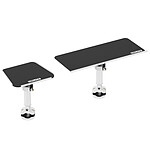 Accessoires base de simracing OPLITE R8 Keyboard & Mouse Tray - Blanc - Autre vue