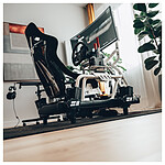 Cockpit / Siège de simracing OPLITE Chassis R8 Fury - Blanc - Autre vue