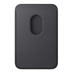 Coque et housse Apple Porte-cartes en tissage fin pour iPhone avec MagSafe - Noir - Autre vue