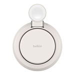 Chargeur Belkin UltraCharge Pro Station de Recharge 3-en-1 avec Qi2 (Sable) - Autre vue