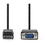 Adaptateur DisplayPort NEDIS Câble DisplayPort Mâle vers VGA Mâle (1 m) - Autre vue