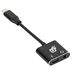 Adaptateurs et câbles INOVU Adaptateur Audio USB-C vers Jack 3.5 mm + USB-C Power Delivery 60W - Autre vue