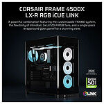 Boîtier PC Corsair Frame 4500X LX-R ARGB - Noir  - Autre vue