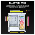 Boîtier PC Corsair Frame 4500X LX-R ARGB - Blanc - Autre vue