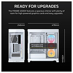 Boîtier PC Corsair Frame 4500X LX-R ARGB - Blanc - Autre vue